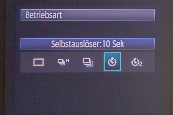 10 Sekunden-Selbstauslöser